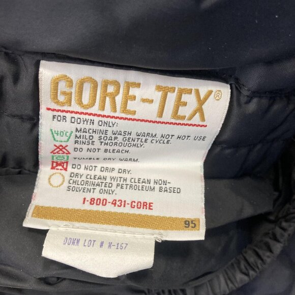 Vintage L.L.Bean Maine Warden's Parka Down Jacket Womens XL Warm Gore-Tex Coat - Picture 11 of 16